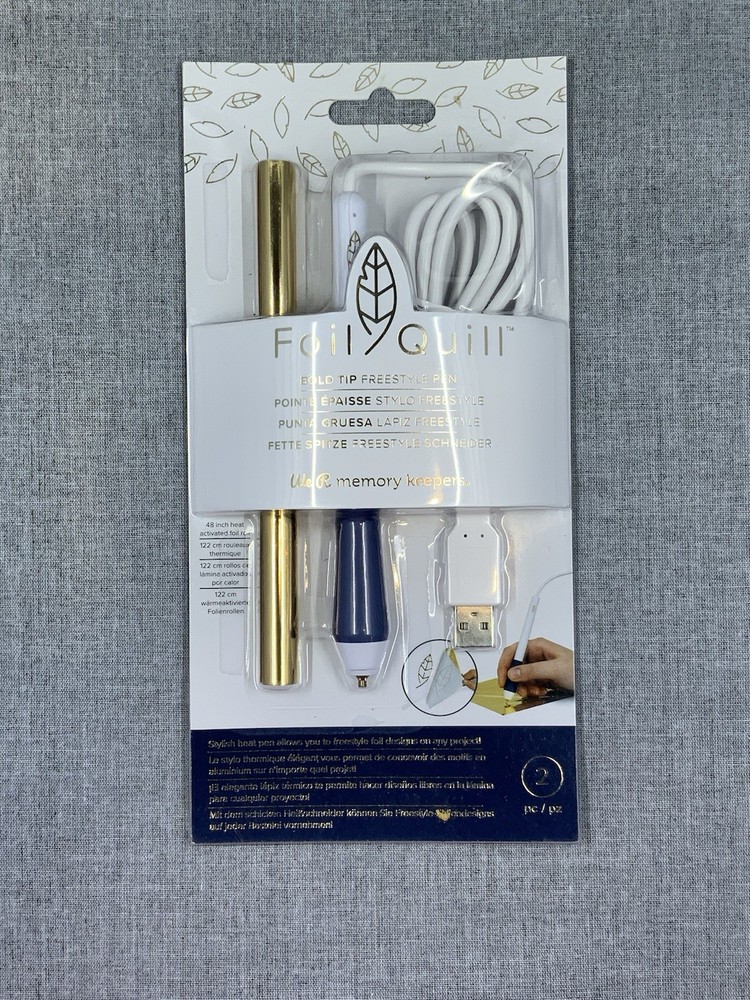 We R Memory Keepers FOIL QUILL BOLD TIP FREESTYLE PEN - 2 pcs