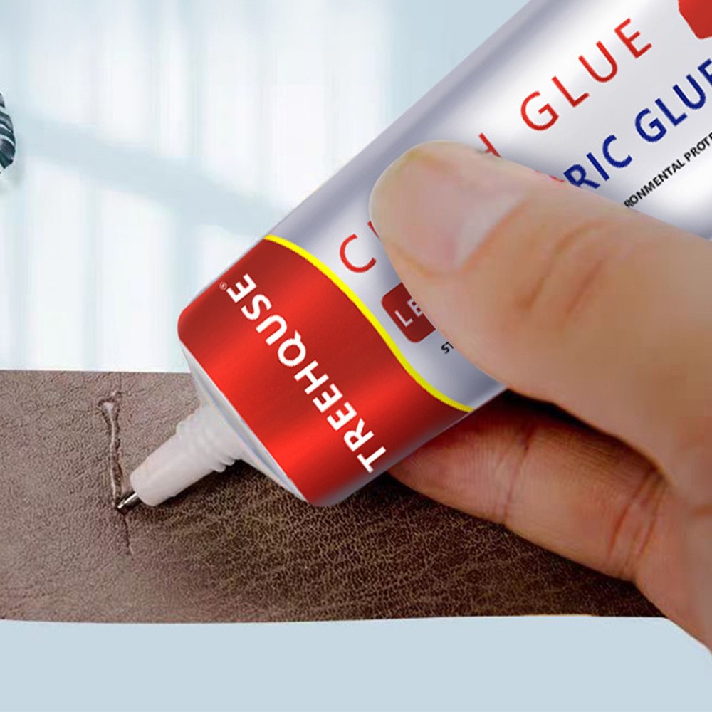 60ml Clear Leather Adhesive Car Seat Glue for Sofas, Purses, Leather Bonding