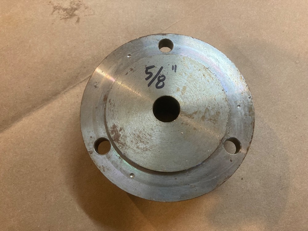 Axminster chuck backing plate 5/8" smooth bore for Shopsmith