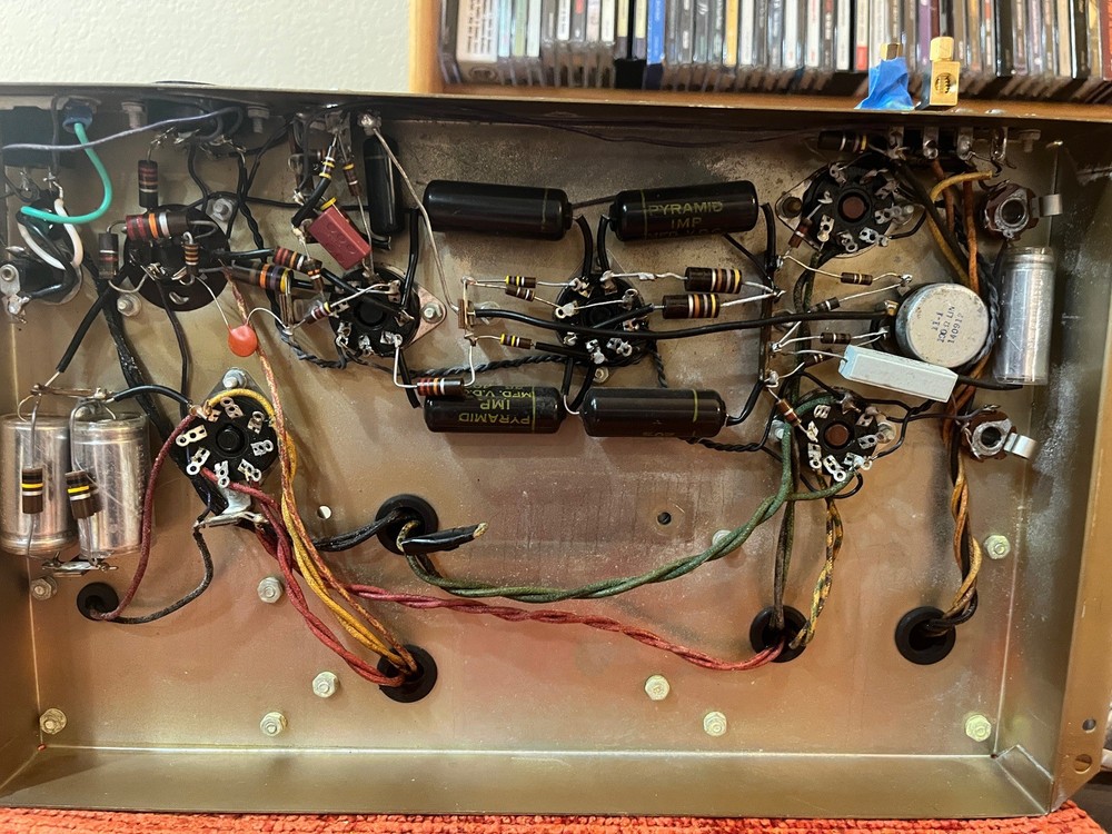 Heathkit W4-AM Amplifier with tubes **NICE** 