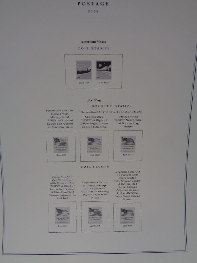 SCOTT National 2025 US Stamp album supplement # 93 NEW most recent 100S025