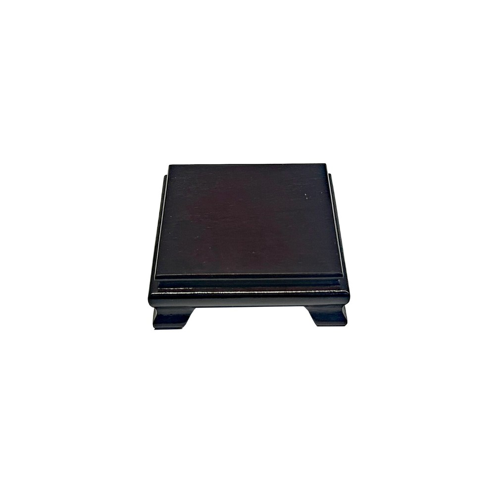 6" Dark Brown Wood Square Shape Display Stand Riser Easel ws4141C