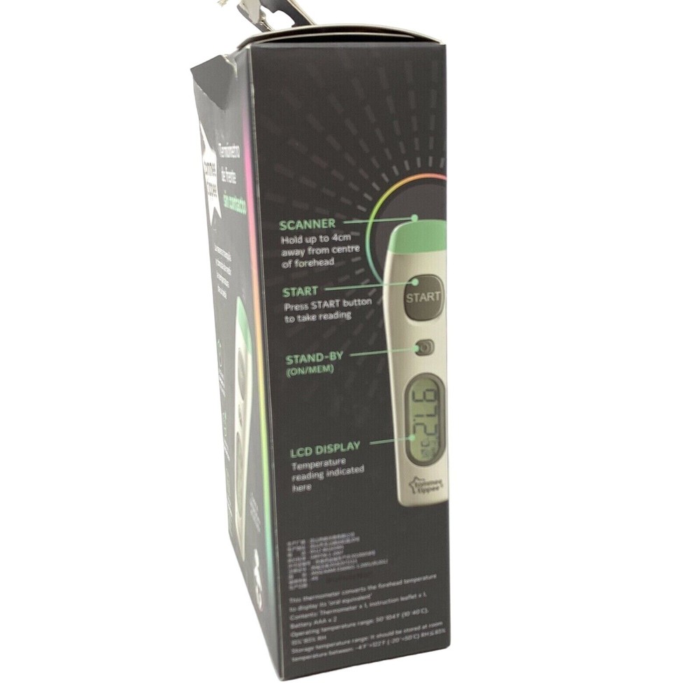 Tommee Tippee THD2FE Digital No Touch and Fast Forehead Baby Thermometer