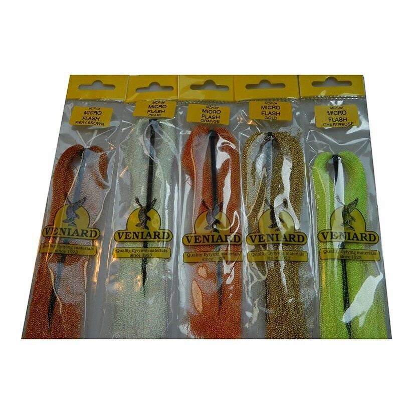 Fly Tying Veniard Micro Flash ALL COLOURS AVAILABLE, Fly Tying Materials, Wing