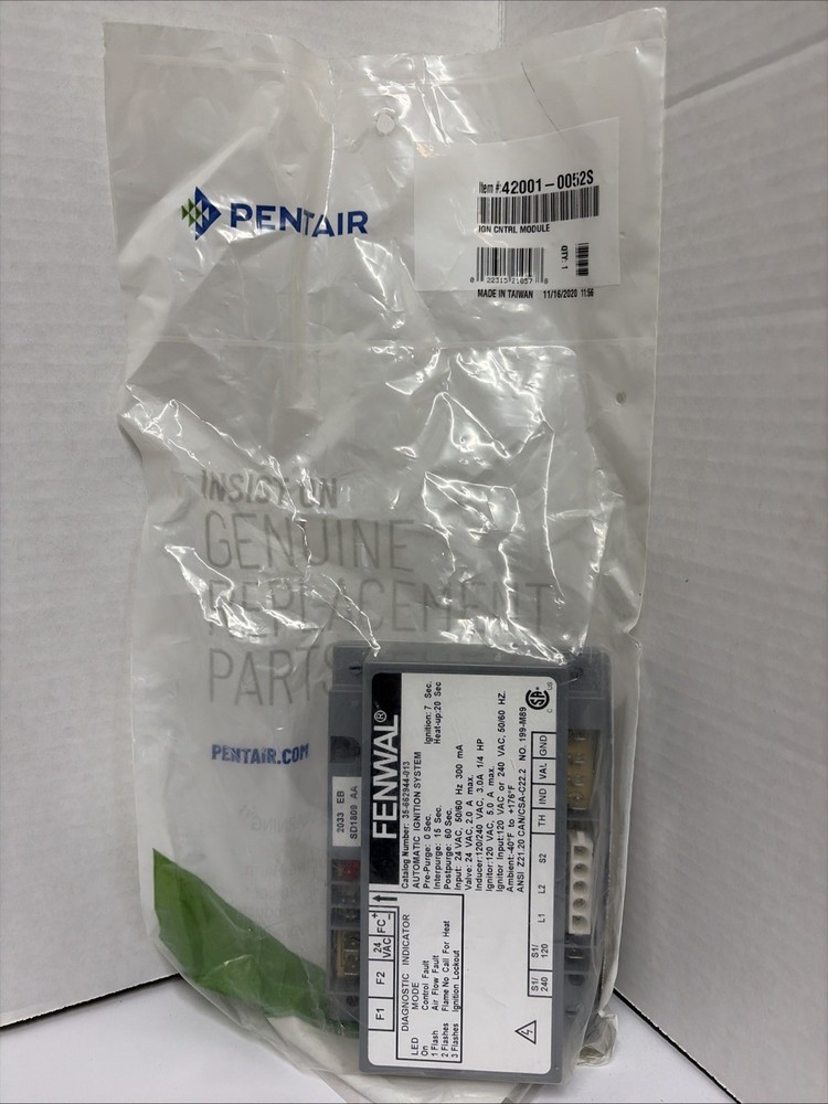 Pentair Ignition Control Module MasterTemp Heater # 42001-0052S