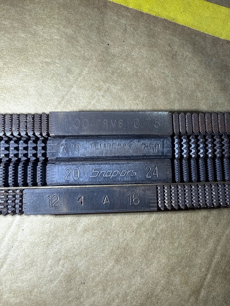 Snap-on & Matco Thread Restoring Tool Set