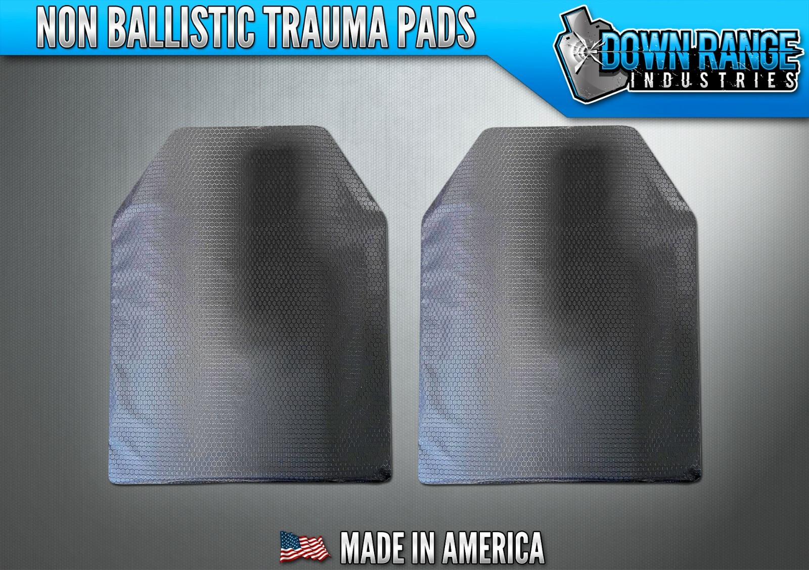 Trauma Pads for AR500 Body Armor 10mm XP-40 Cross Linked Foam w/ Rip-stop Cover