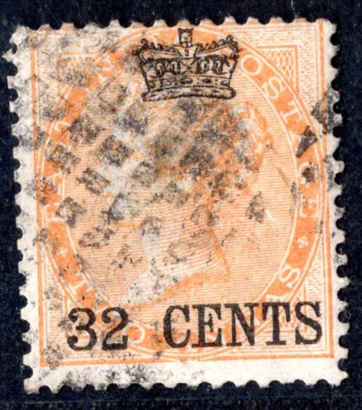 BRITISH STRAITS SETTLEMENTS 1867 SCOTT #9 USED