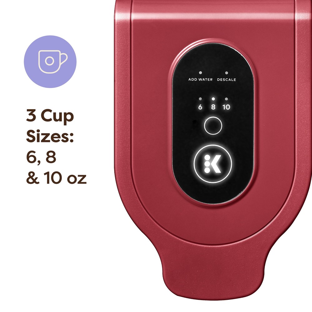 K-Express Essentials Red Single-Serve K-Cup Pod Coffee Maker