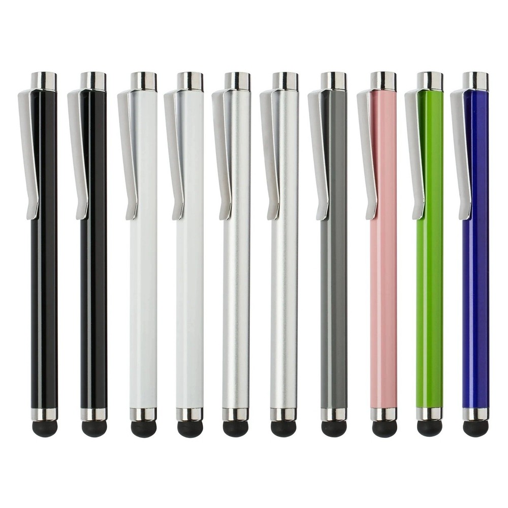 Inn Stylus Set 10 Pack Assorted Colors For Touch Screens