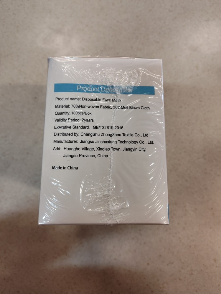 Mask( disposable earloop face mask 100pcsbox)