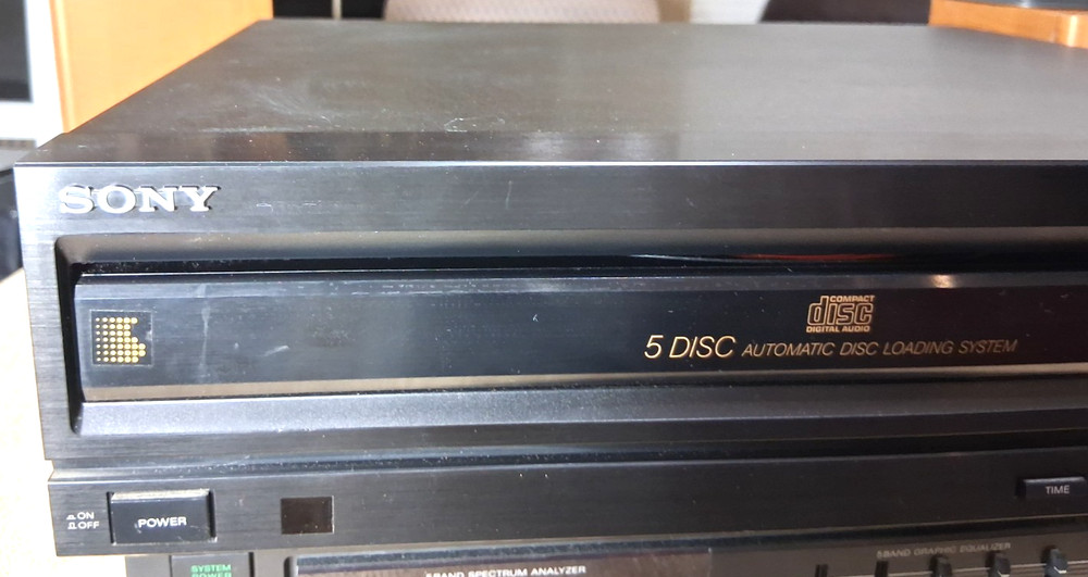 SONY CDP-C401 5-DISC AUTOMATIC COMPACT DISC CD PLAYER DUAL D/A CONVERTER SYSTEM