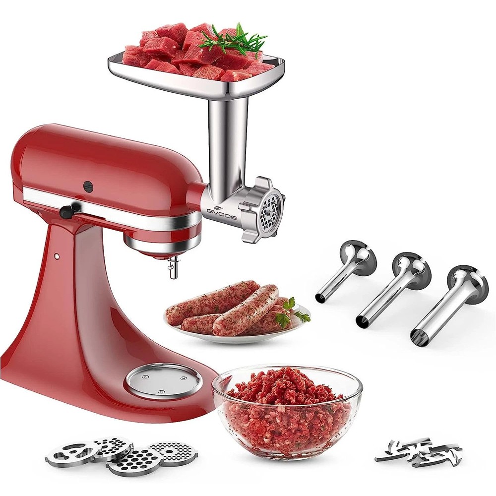 Kitchen Food Meat Grinder Sausage Stuffer Attachment For Kitchen-Aid Stand Mixer
