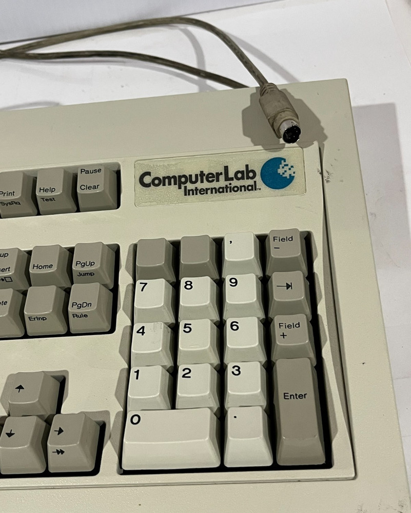 Vintage Computer Lab International Keyboard Wired CLI Curved Model M