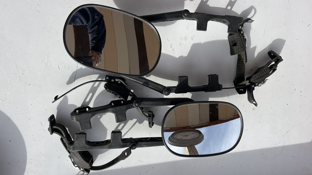 towing side mirror extensions With Straps
