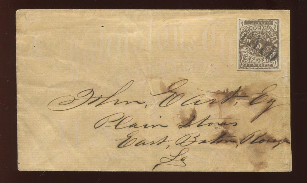 CSA 62X3 New Orleans Provisional Used on All Over Advertising Cover LV6918