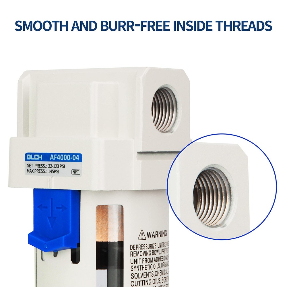 BLCH 1/2" NPT Air Line Dryer - for Compressor,Compressed White