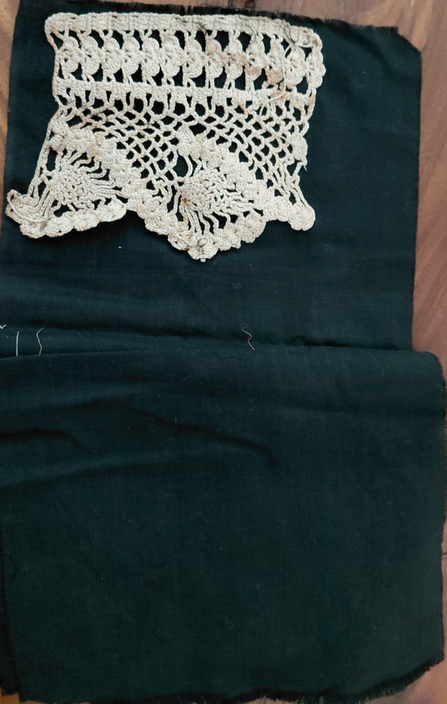 Vintage Crochet Handmade Sampler Cloth Booklet