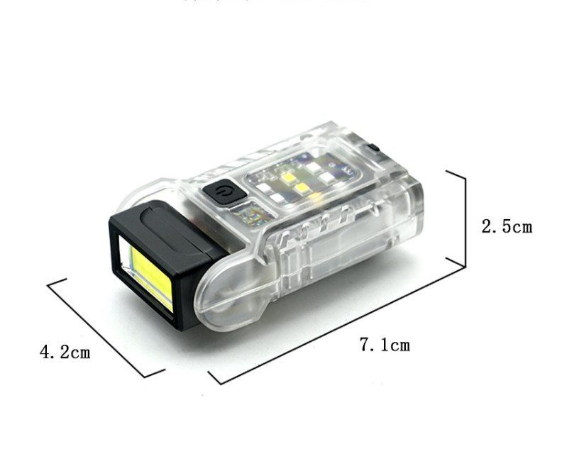 Super Bright 7 Modes Light Magnet Flashlight Pocket Torch Emergency Rechargeable