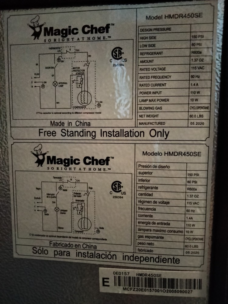 mini fridge with freezer 2 door