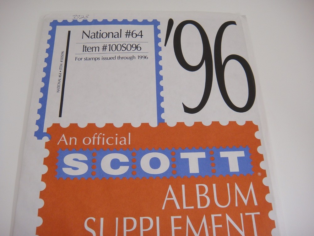 Scott 1996 US National Stamp Album Supplement 64 100S096 NOS