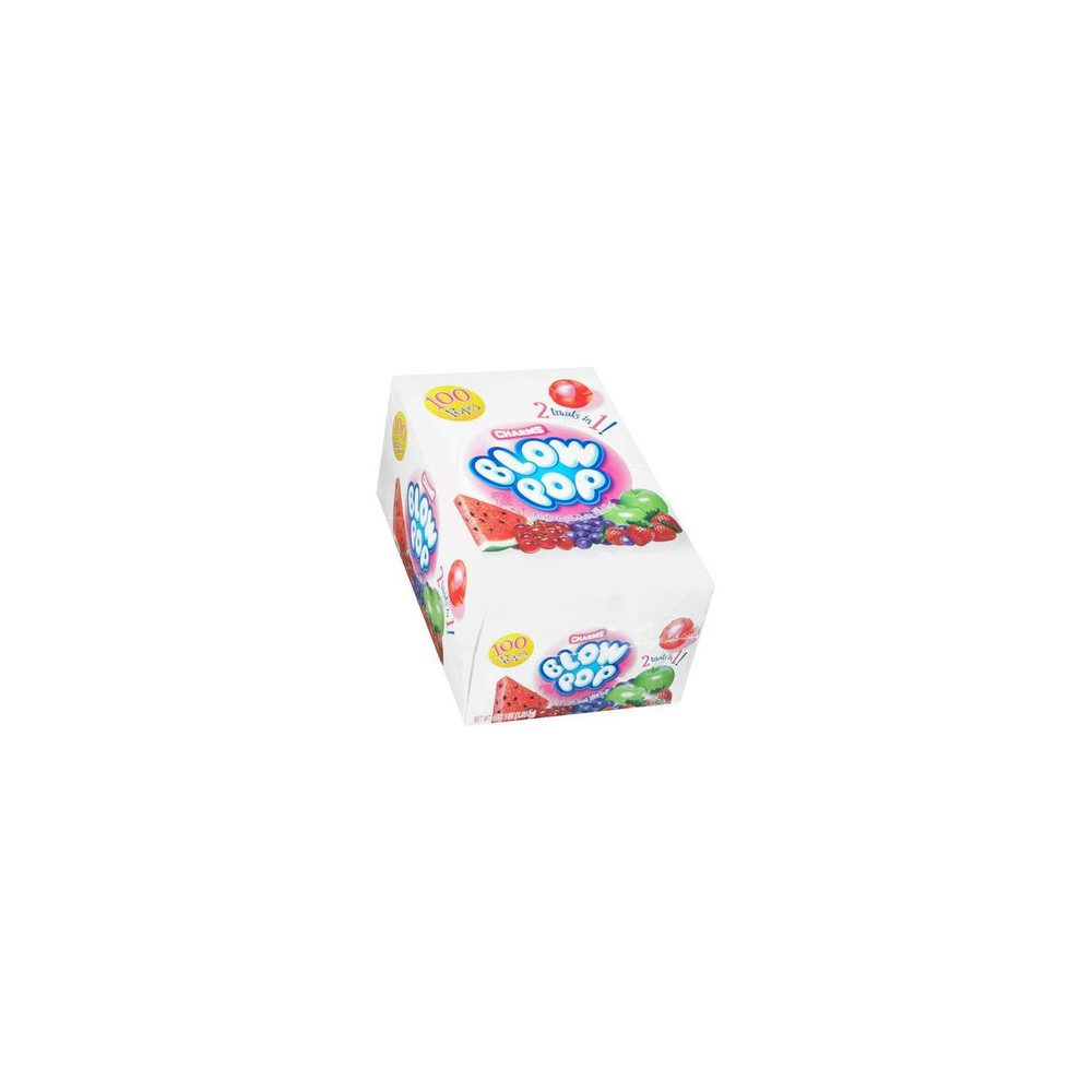 Charms Blow Pops, Assorted Flavors, 100-Count Box (8138)