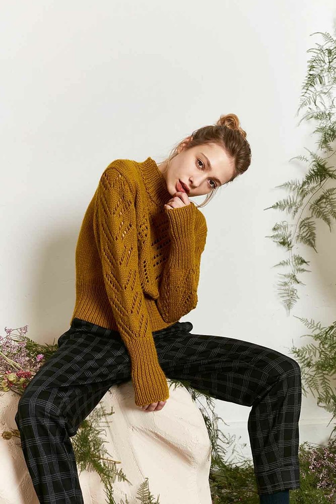 Pullover - Lang Yarns Carpe Diem - Model Package Knitting Package With An