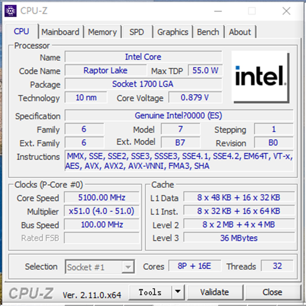 10729 13th generation with pre-applied thermal paste, modded desktop CPU Q1LM