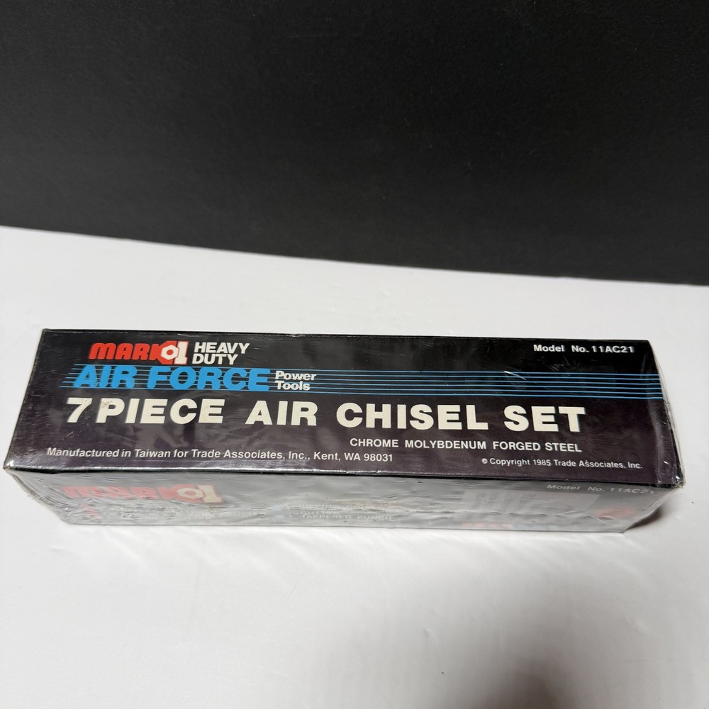 7 Piece Air Chisel Set Air Force Power Tools