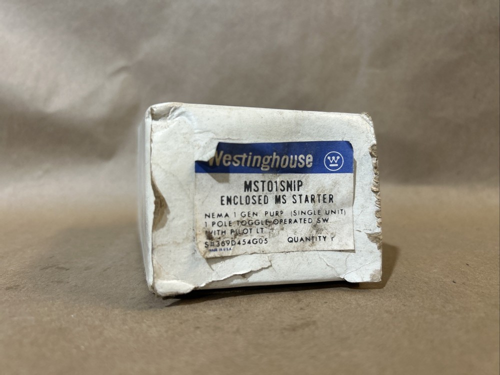 Westinghouse MST01SNIP Enclosed MS Starter