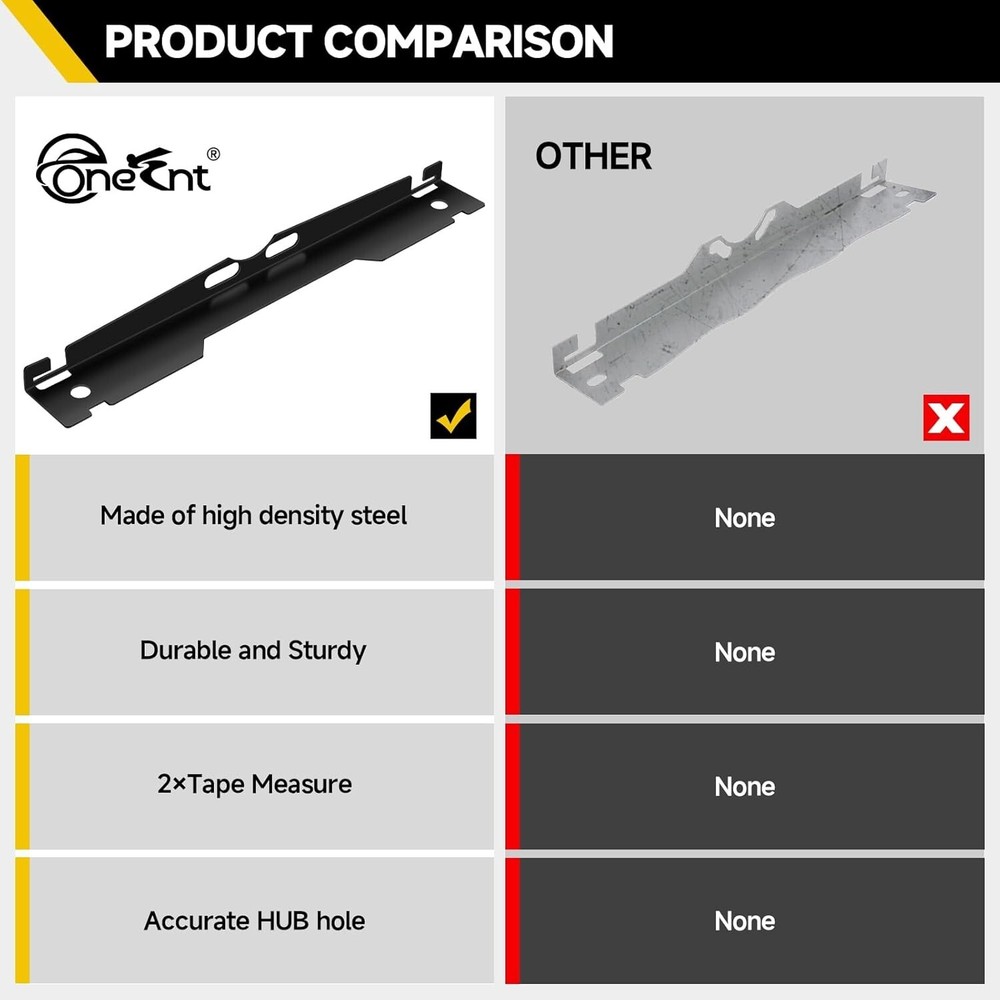 2 Pack Heavy Duty Wheel Alignment Tool Kit Toe Alignment Tool Plates Universal
