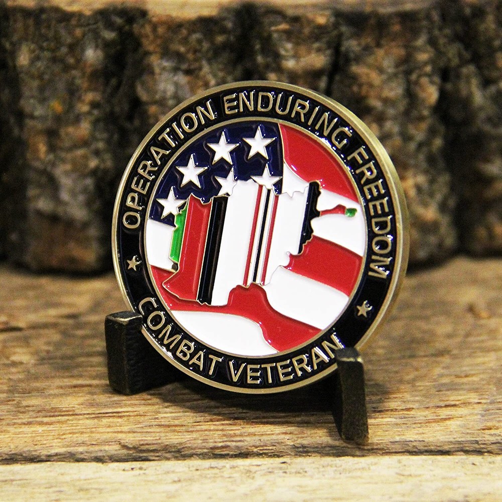 Operation Enduring Freedom OEF Combat Veteran Challenge Coin