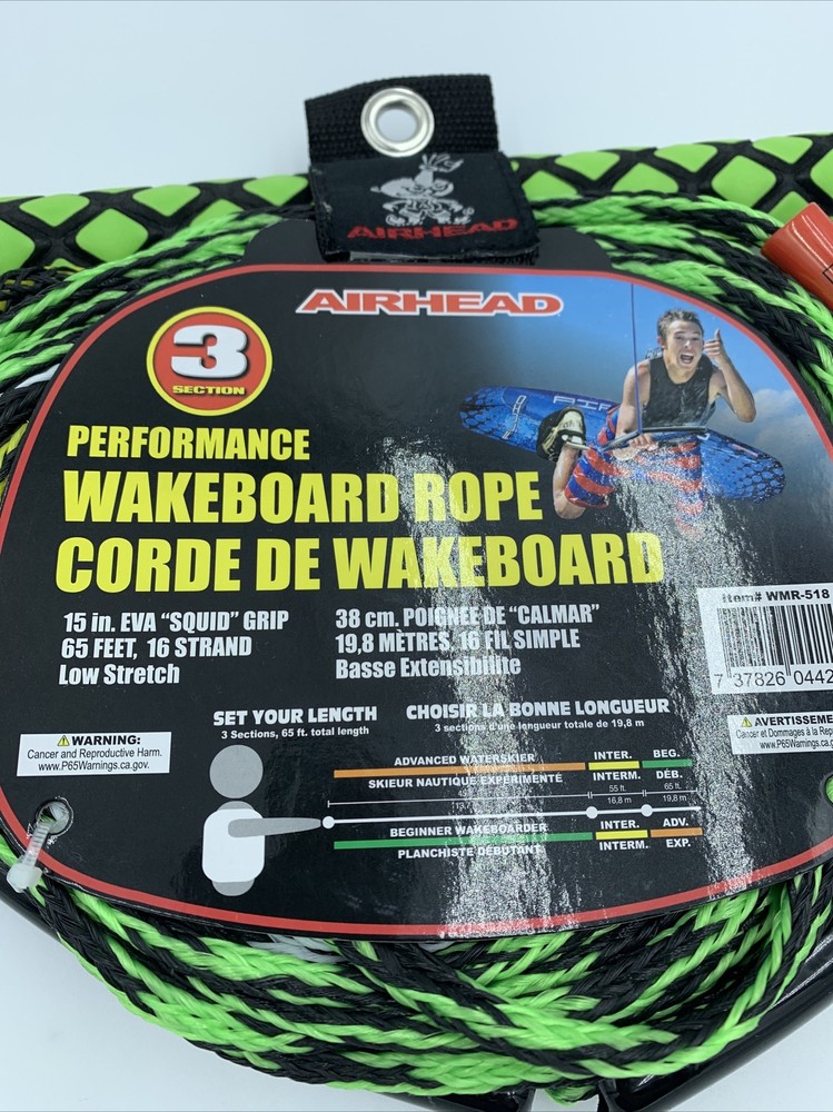 Airhead Performance Wakeboard Rope 65ft