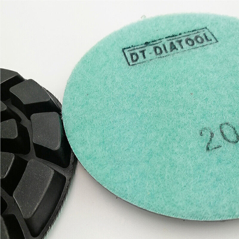 Diamond Concrete Grinding Discs 6pcs 4 inch Floor Renew Polishing Pads 100 mm