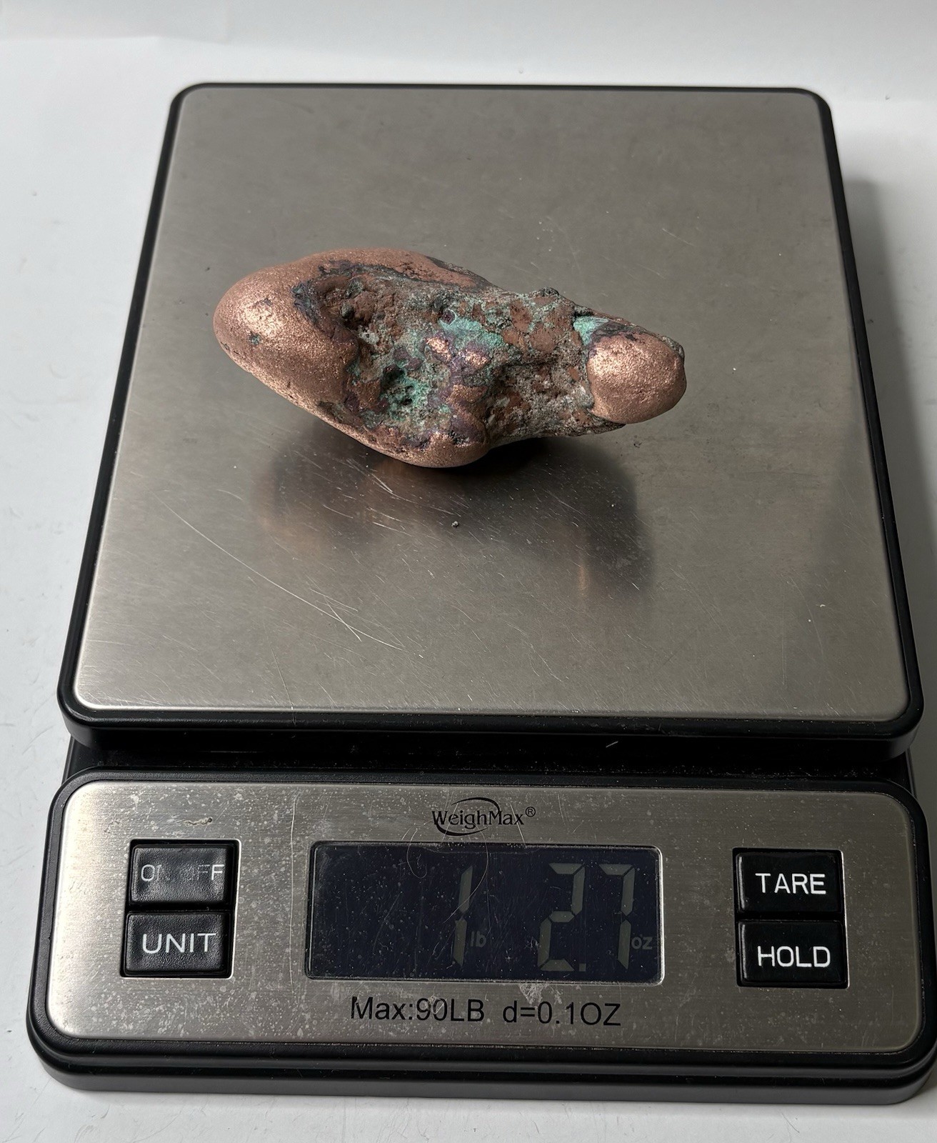 1 Pound Pure Native Michigan Float Copper Mineral Specimen Lake Superior U.P.