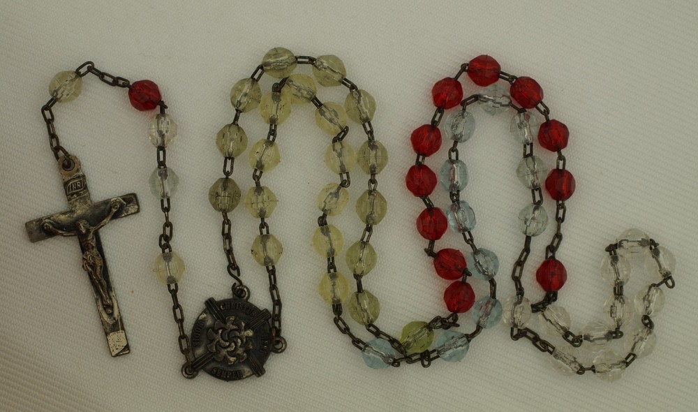 Vintage Millenium Rosary Jubilee 2000 CHRIST YESTERDAY TODAY FOREVER Jubilaeum