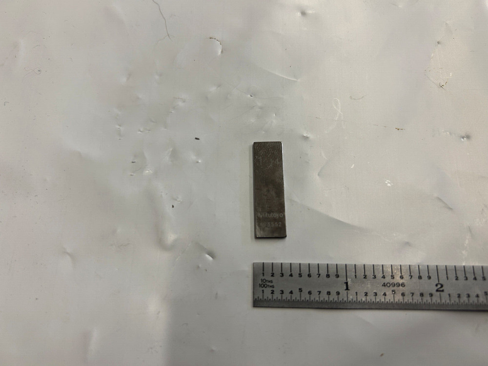 1.14mm Mitutoyo Steel Rectangular Gauge Gage Block