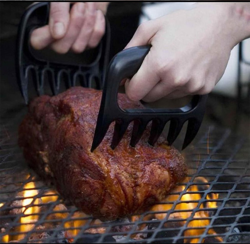 Pulled Pork Shredder Claws 2 Pack Heavy Duty BBQ Meat Handler Forks