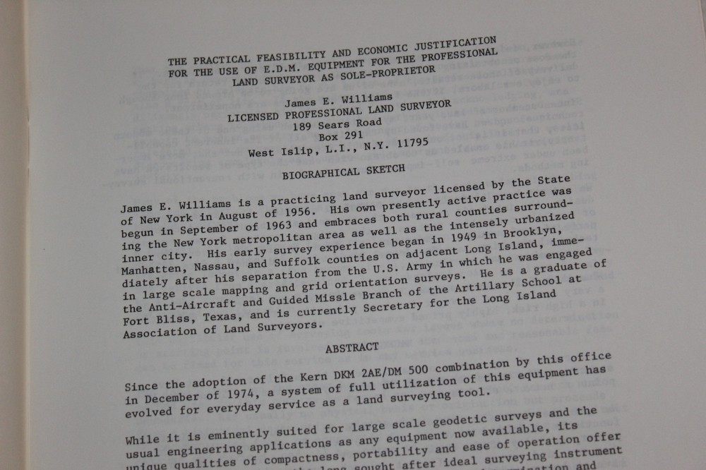 Self Study Guide In EDM Electronic Distance Measuring Systems Vintage Booklet