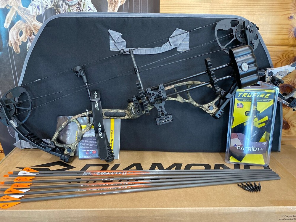 NEW Diamond Bowtech Infinite Edge Pro XT CAMO Compound Bow UPGRADE PKG RH SAVE$$