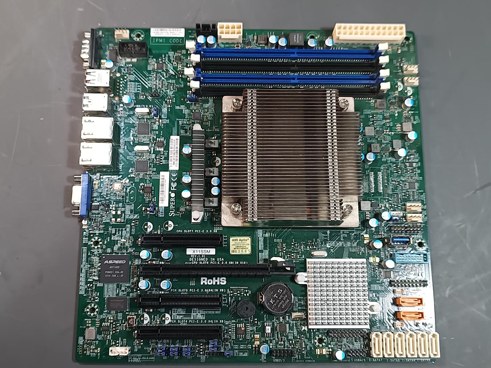Supermicro X11SSM Server Motherboard C236 LGA1151 ECC DDR4 Micro-ATX Board