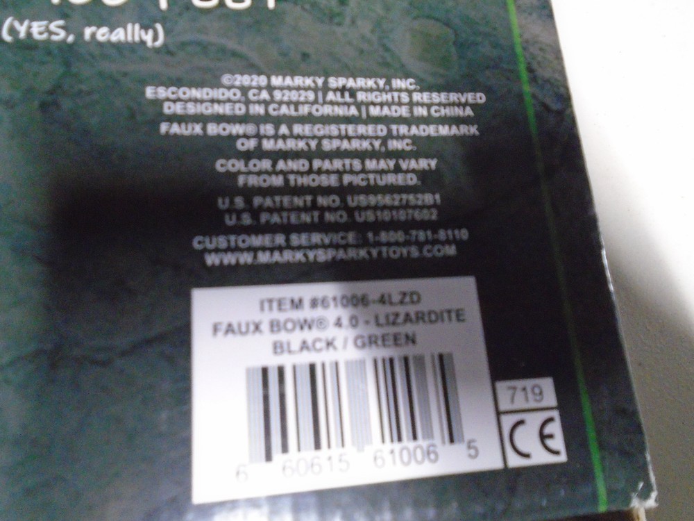 Faux Bow 4.0 Lizardite Marky Sparky 2020
