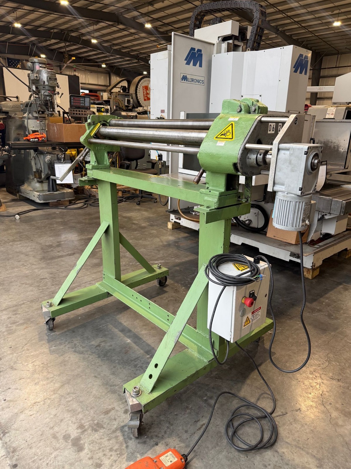 PEXTO 390D 36” x 18 Gauge Plate Bending Roll Powered USA #8068