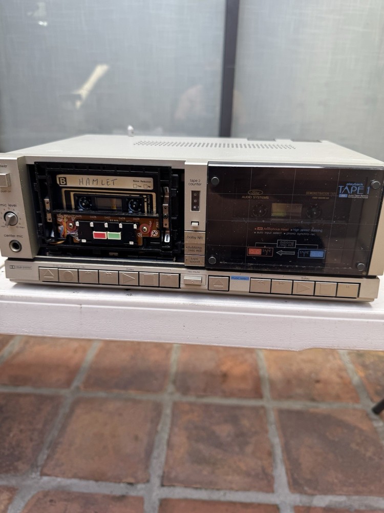 Technics RS-1W double cassette deck works