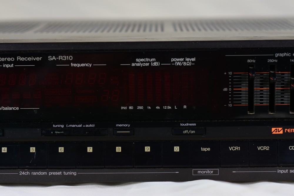 Technics SA-R310 Receiver with EUR64704 Remote. Tested, see notes.