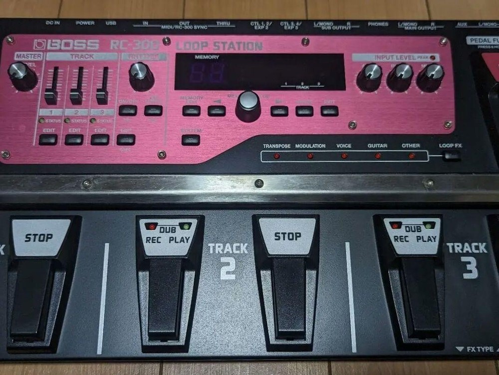 Boss RC-300 Loop Station Guitar multi-effects pedal Test Completed