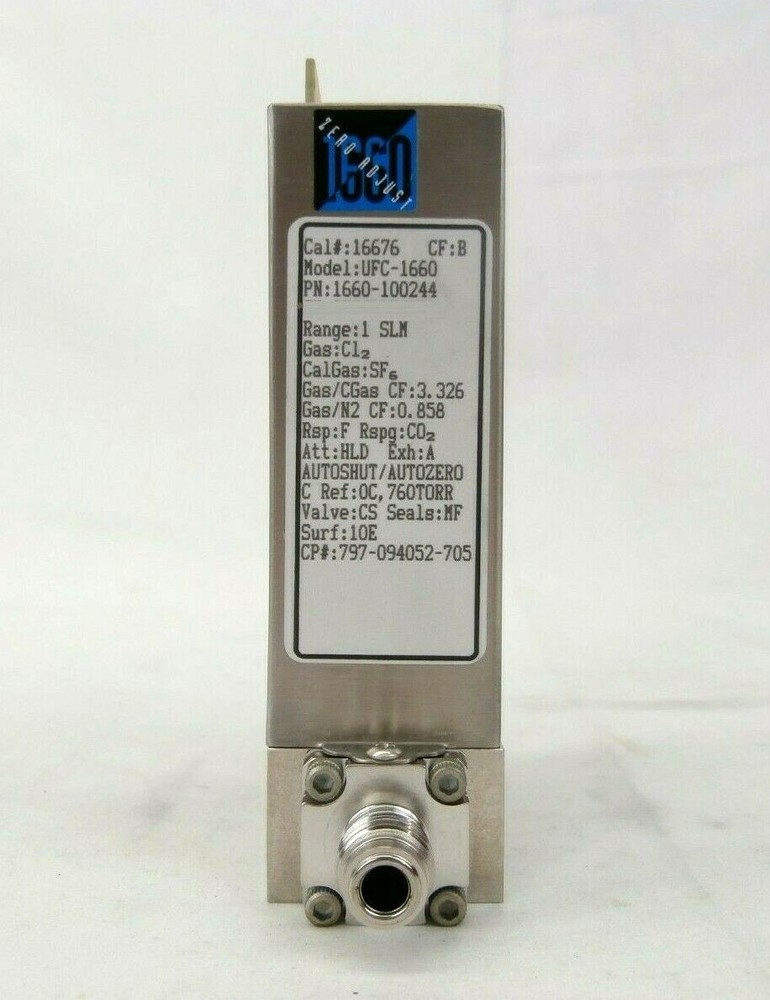 UNIT Instruments UFC-1660 Mass Flow Controller MFC 1 SLM CL2 Working Spare