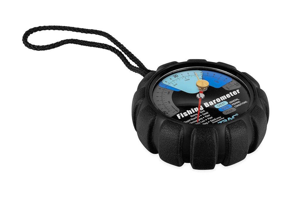Fishing Barometer | Features an Adjustable Pressure Change Indicator with Refere