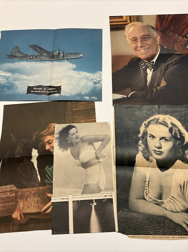 WWII Documents USAAF Air Force Pilot items 1940's to 1960's