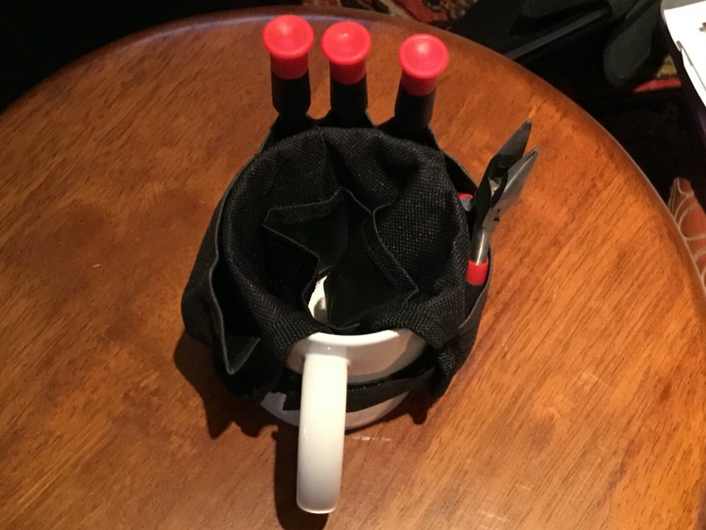 Hyper Tough Cup Caddy With Tools & Cup